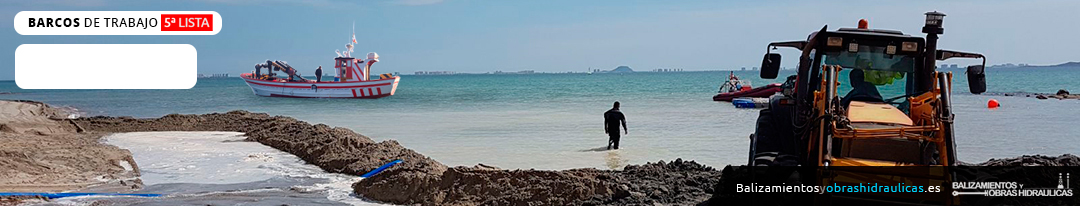 Disponibilidad de Embarcaciones de 5ª Lista equipadas con grúa para trabajos en el mar